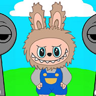 Sprunki, but it’s Labubu img